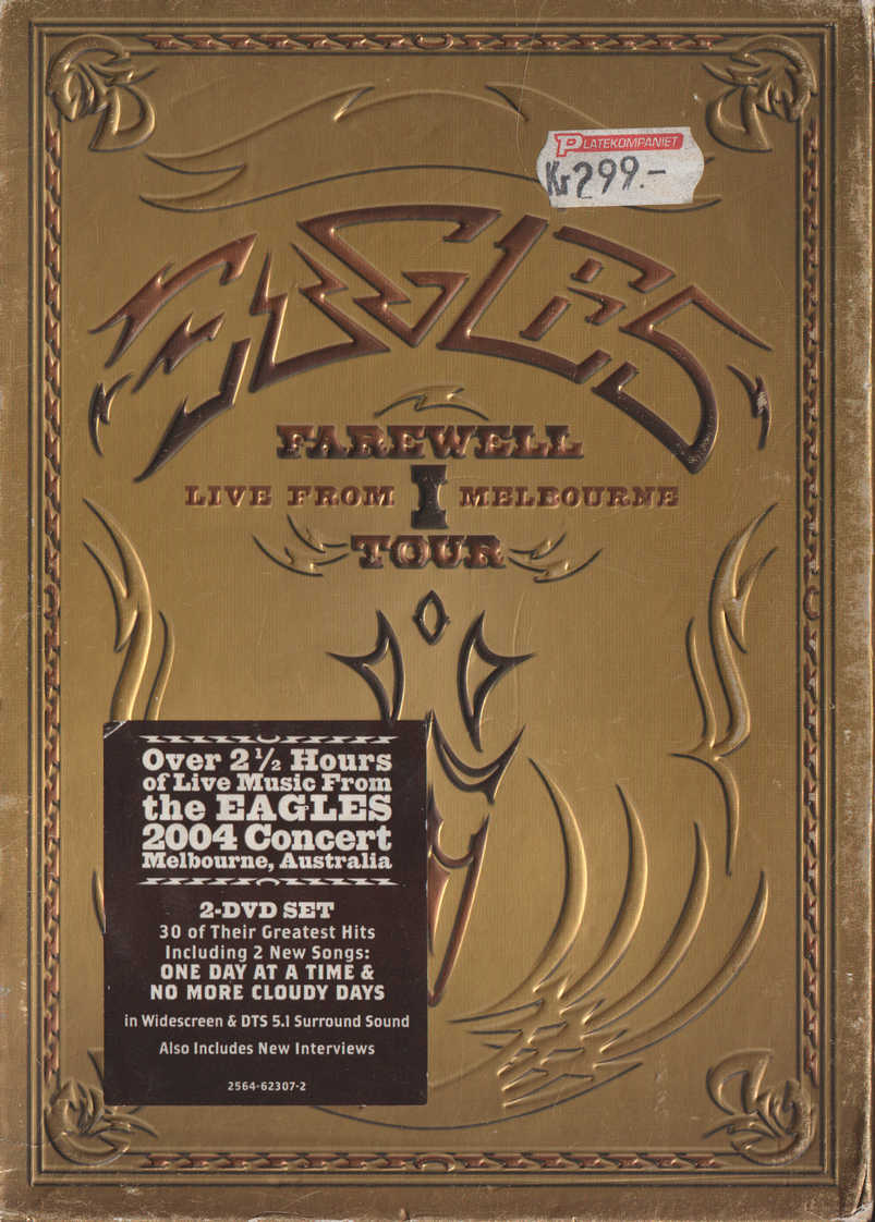 Eagles: Farewell I Tour - Live from Melbourne. DVD.