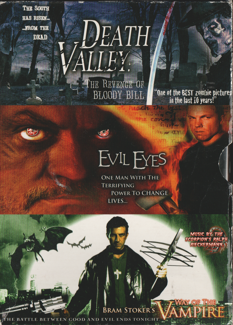 Death Valley / Evil Eyes / Bram Stoker’s Way of the Vampire. DVD.