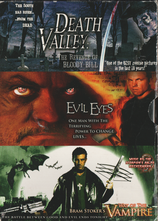 Death Valley / Evil Eyes / Bram Stoker’s Way of the Vampire. DVD.