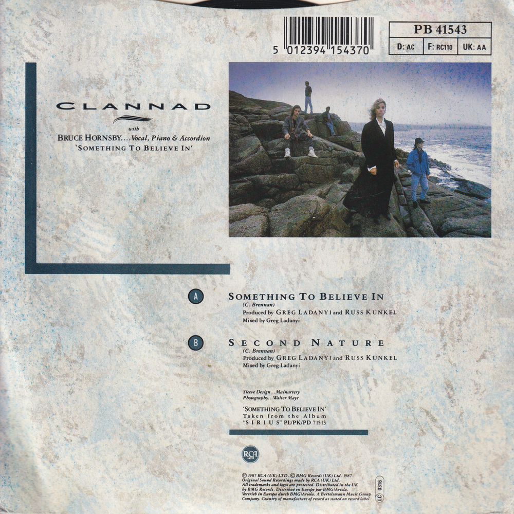 Clannad. 1989. Something To Believe In. EP-plate.