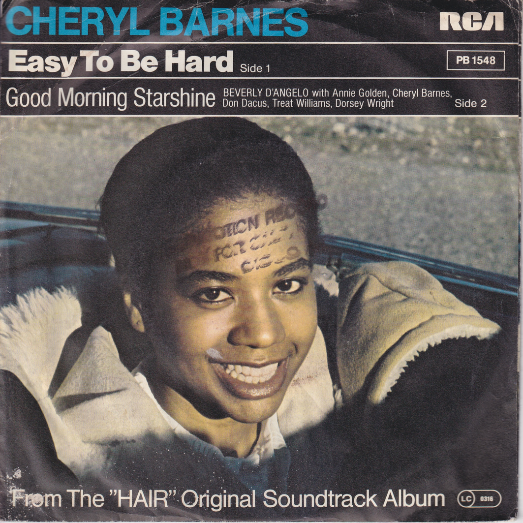 Cheryl Barnes. 1979. Easy To Be Hard. EP-plate.