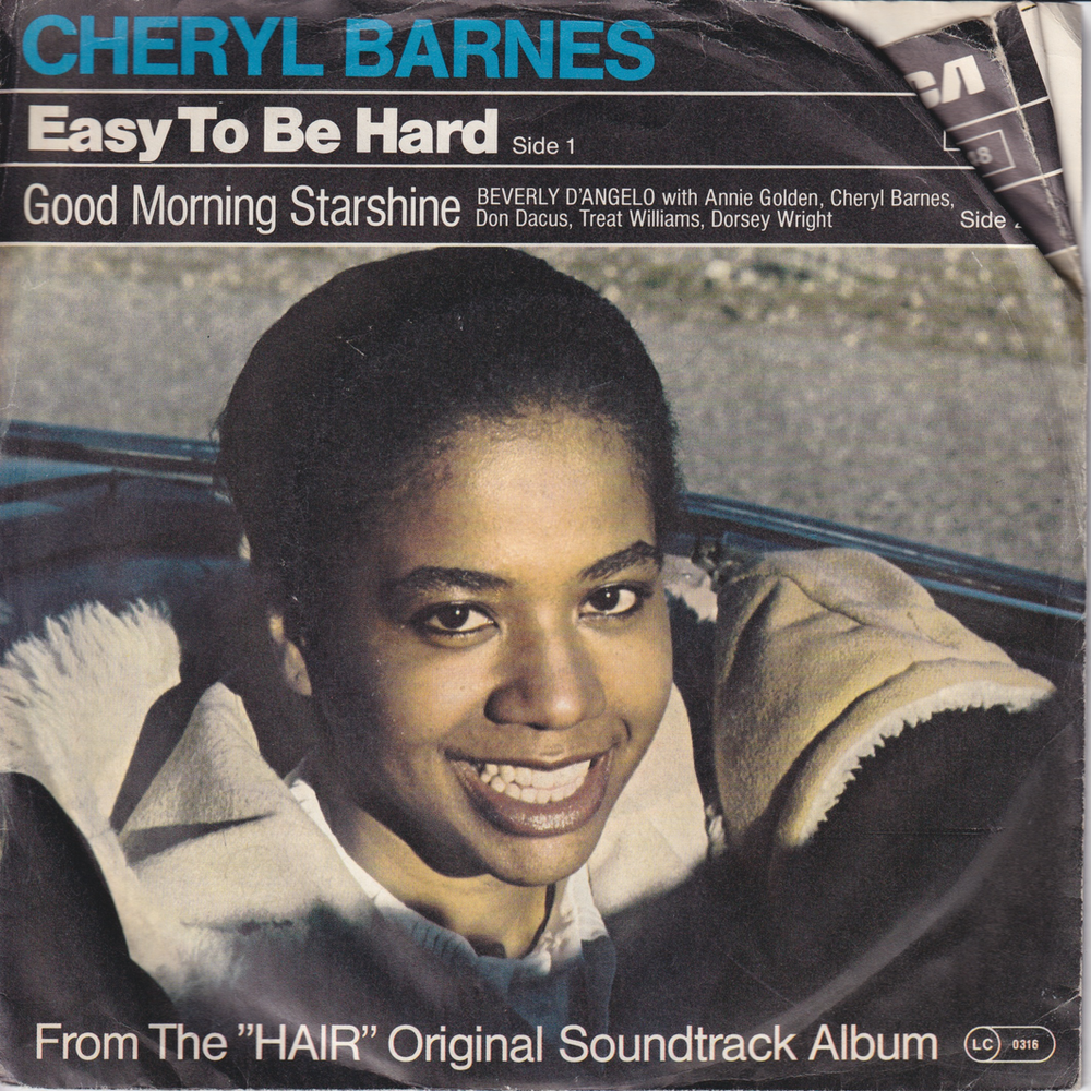 Cheryl Barnes. 1979. Easy To Be Hard. EP-plate.