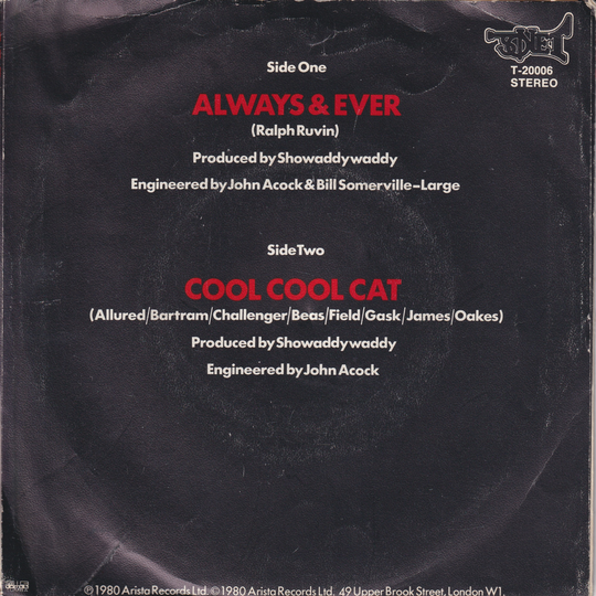 Showaddywaddy. 1978. Always & Ever. EP-plate.