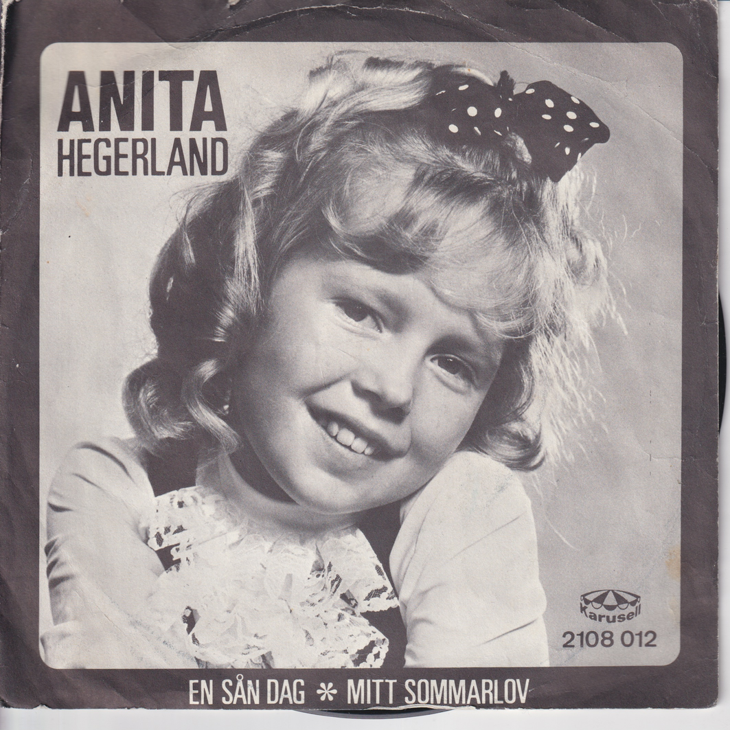 Anita Hegerland, 1970, Mitt Sommarlov. EP-plate.