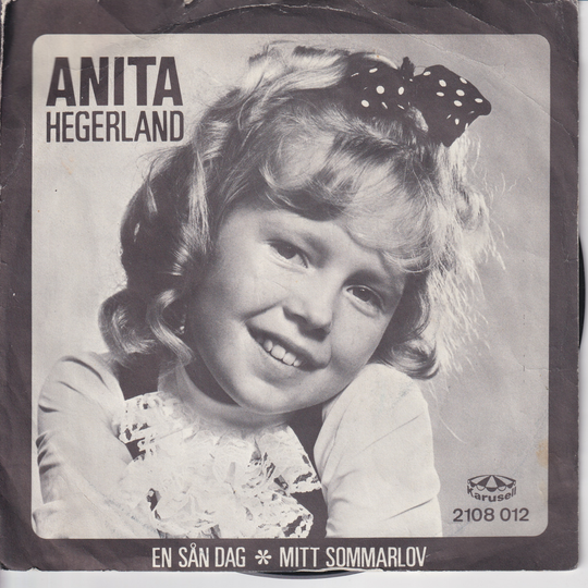 Anita Hegerland, 1970, Mitt Sommarlov. EP-plate.