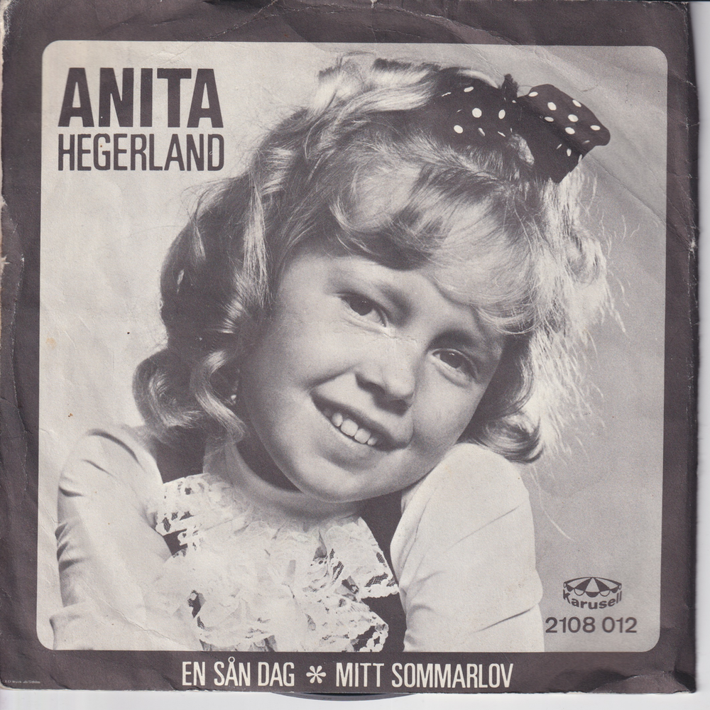 Anita Hegerland, 1970, Mitt Sommarlov. EP-plate.