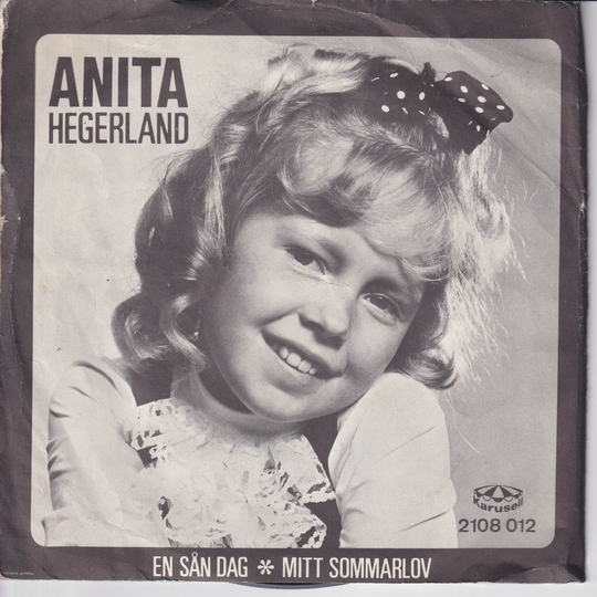 Anita Hegerland, 1970, Mitt Sommarlov. EP-plate.
