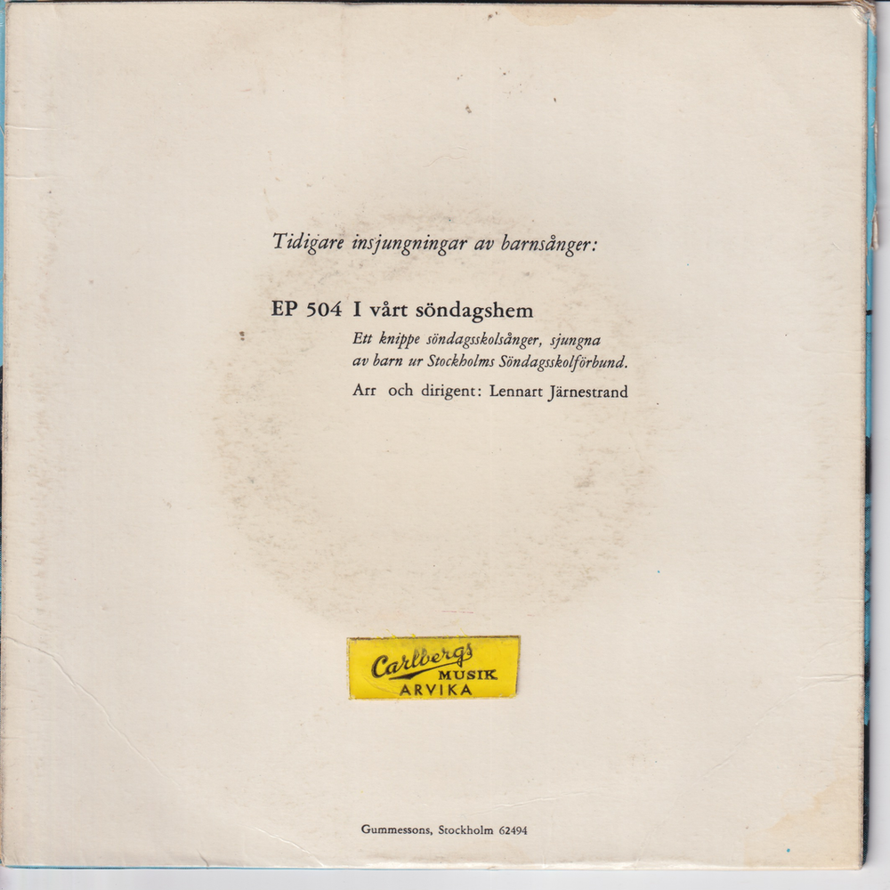 Åke Nygren / Gunnar Hahns Ensemble. 1965. Bergakungen. EP-plate.