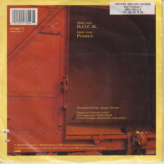 Sha-Boom (1988) "R.O.C.K.". EP-plate.
