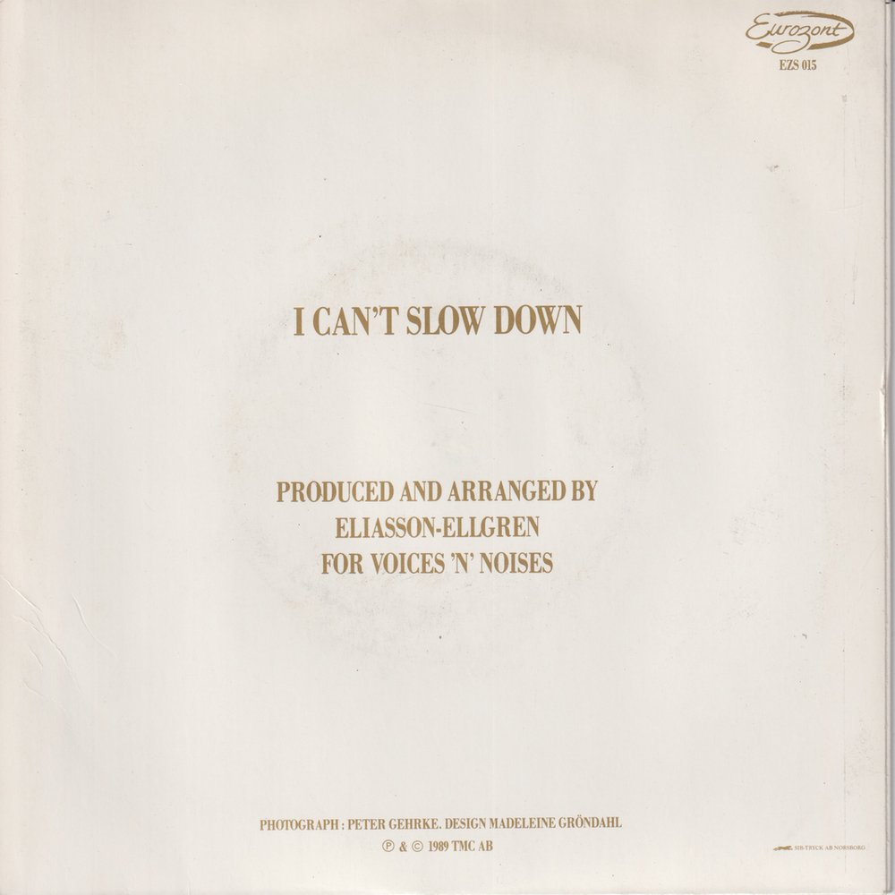 Trixie. 1987. I Can’t Slow Down. EP-plate.