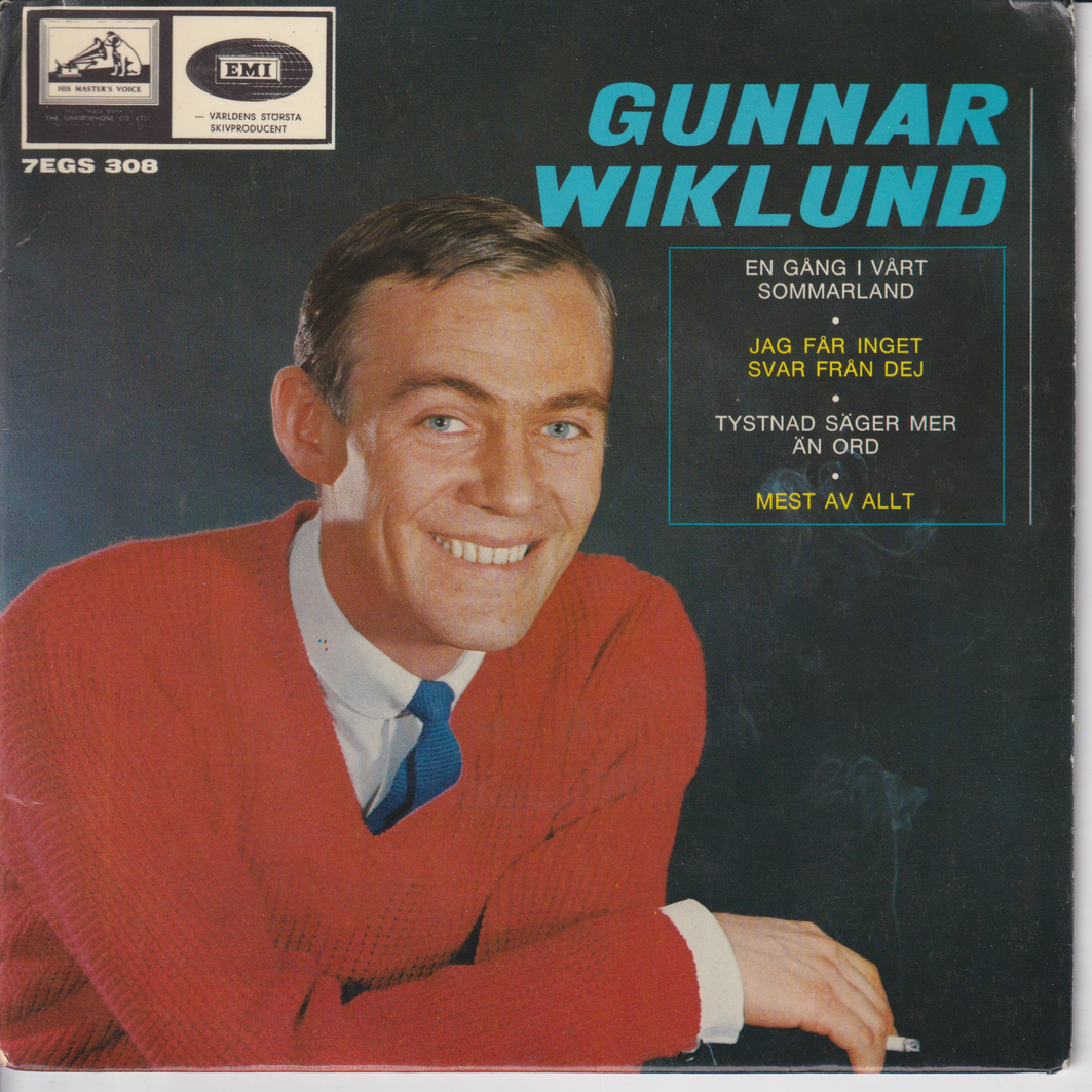 Gunnar Wiklund (1961). En gång i vårt sommarland. EP-plate.