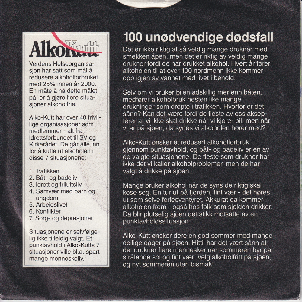 Alkoholt. 1988. MegaplasK! med Stutum!. EP-plate.