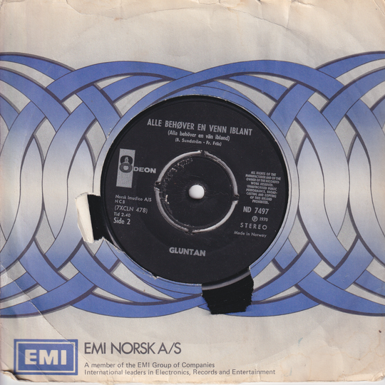 Gluntan, 1970, Et smil og noen ord. EP-plate.
