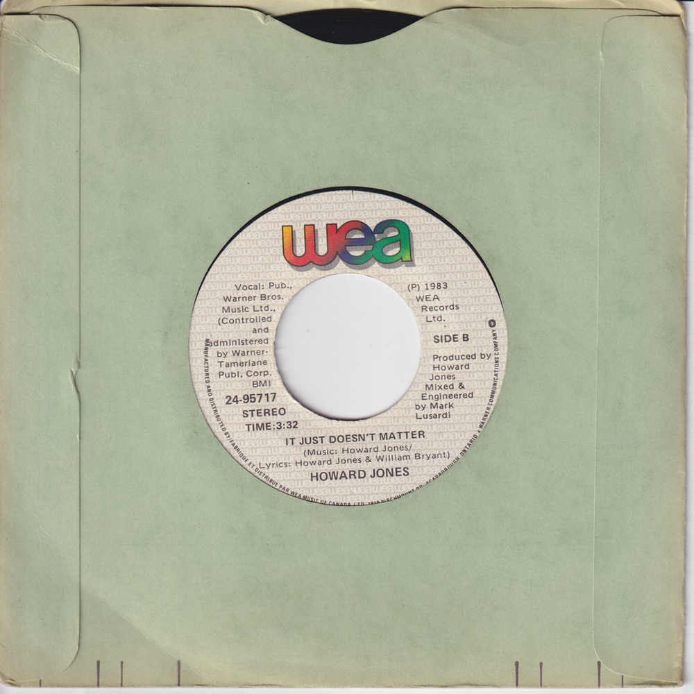 Howard Jones, 1983, What Is Love?. EP-plate.