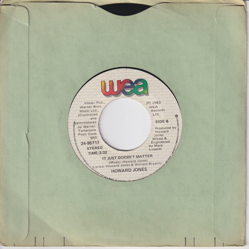 Howard Jones, 1983, What Is Love?. EP-plate.