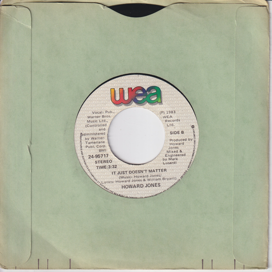 Howard Jones, 1983, What Is Love?. EP-plate.