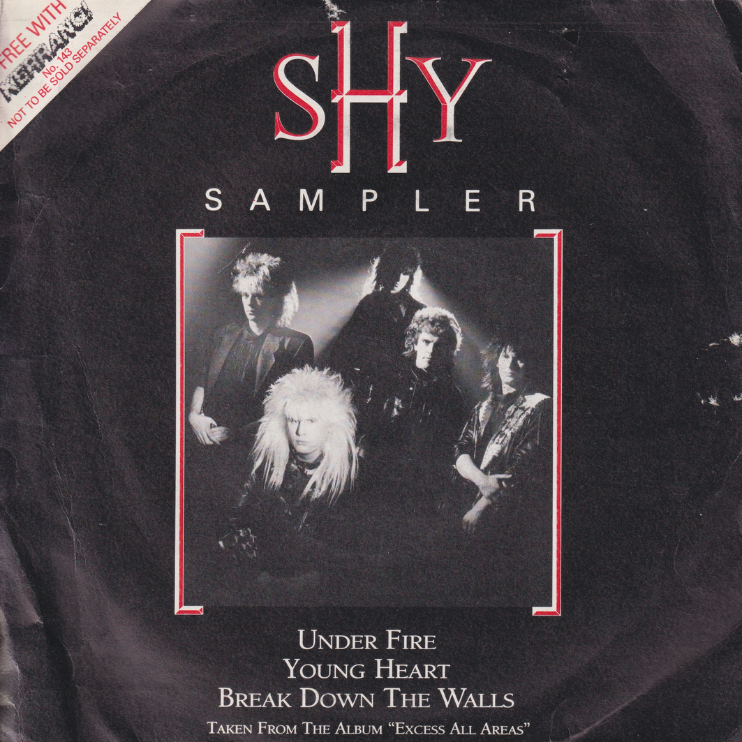 Shy (1987) - Sampler (Under Fire). EP-plate.