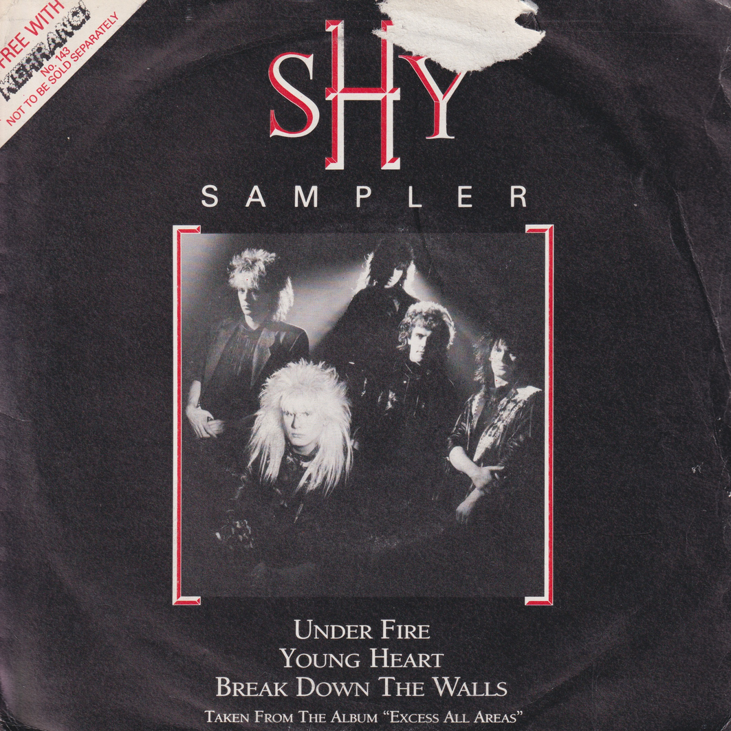 Shy (1987) - Sampler (Young Heart). EP-plate.