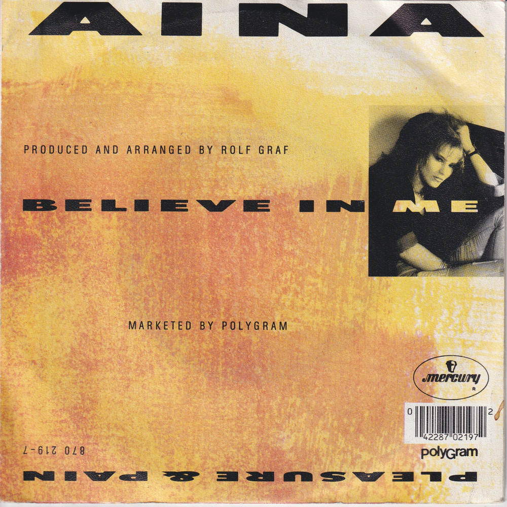 Aina – 1988 – Believe in Me – EP-plate