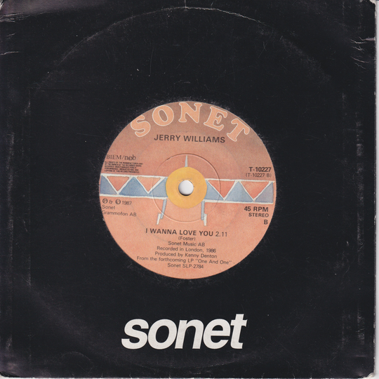 Jerry Williams, 1987, It Keeps Rainin'. EP-plate.