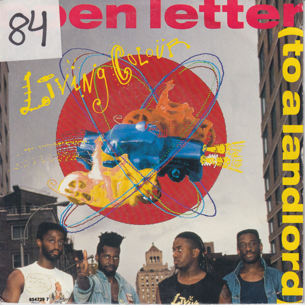 Living Colour (1989) "Open Letter (To a Landlord)". EP-plate.