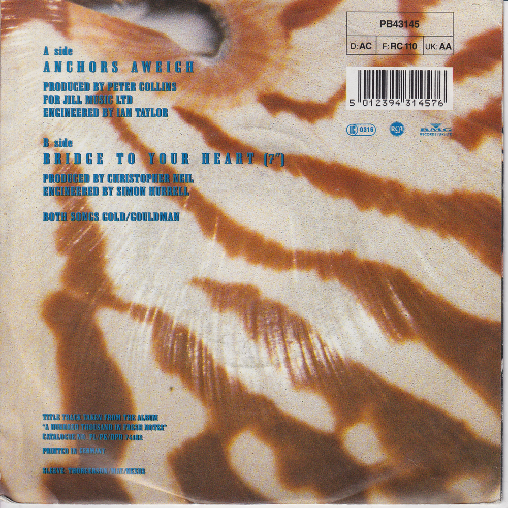 Wax (1989) "Anchors Aweigh". EP-plate.