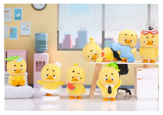 UPSETDUCK - Display of 6 Cute Duck 4-6.5cm ( 6 different + 1 Secret )