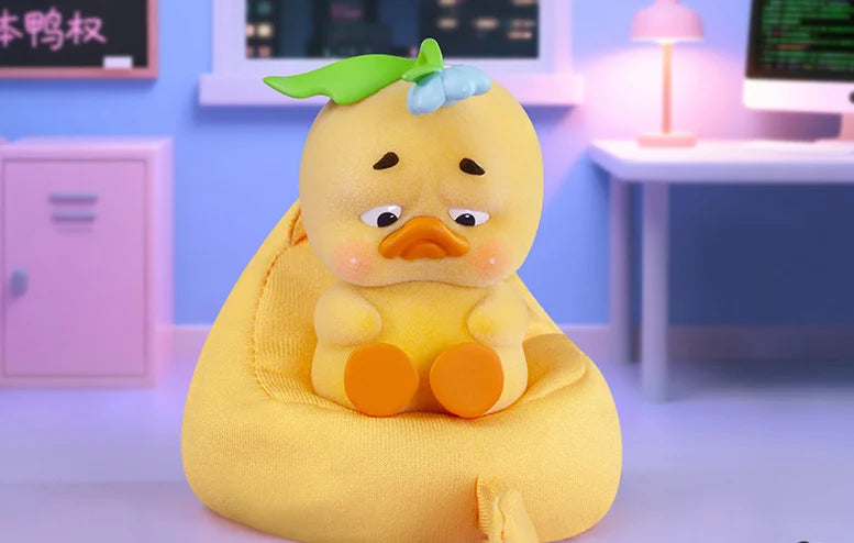 UPSETDUCK - Display of 6 Cute Duck 4-6.5cm ( 6 different + 1 Secret )