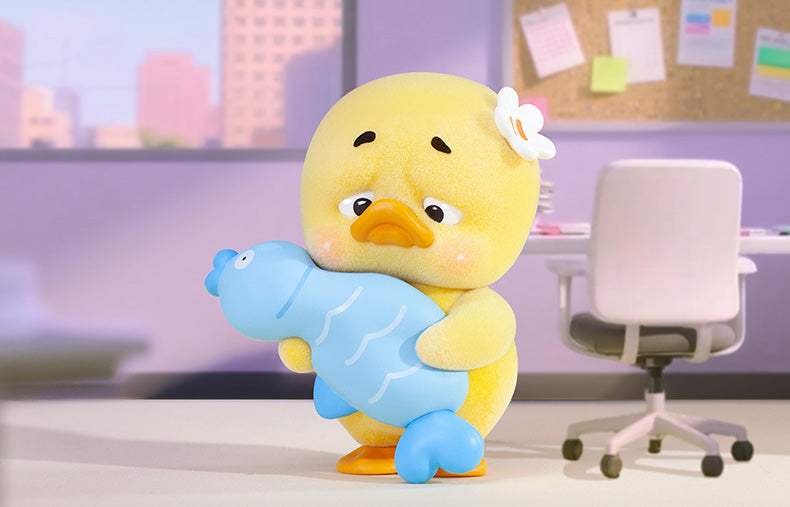 UPSETDUCK - Display of 6 Cute Duck 4-6.5cm ( 6 different + 1 Secret )