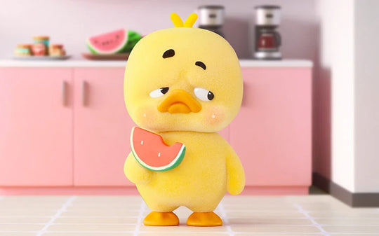 UPSETDUCK - Display of 6 Cute Duck 4-6.5cm ( 6 different + 1 Secret )