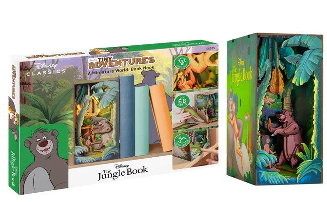 DISNEY - BOOK NOOK KIT - Jungle Book - 68pc + LED Light