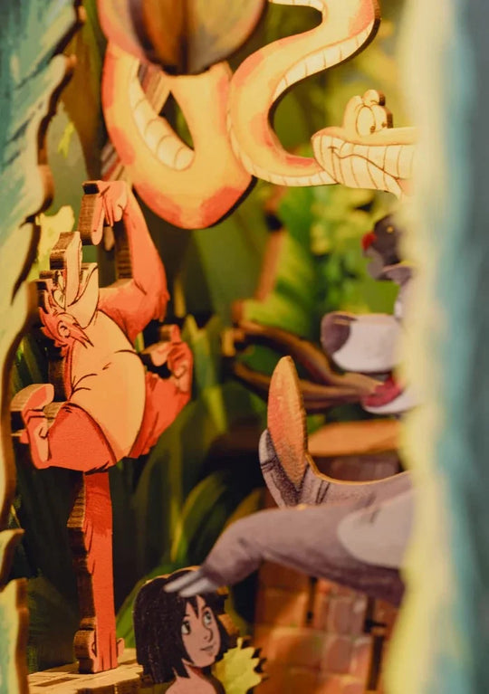 DISNEY - BOOK NOOK KIT - Jungle Book - 68pc + LED Light