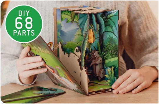 DISNEY - BOOK NOOK KIT - Jungle Book - 68pc + LED Light