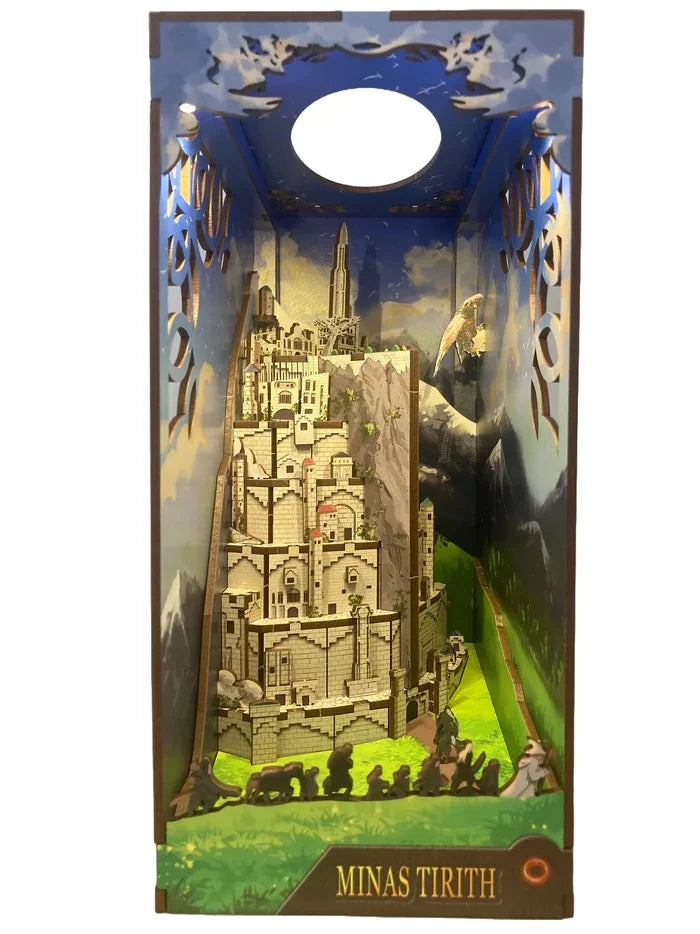 LORD OF THE RING - BOOK NOOK KIT - Minas Tirith - 134pc + LED Light