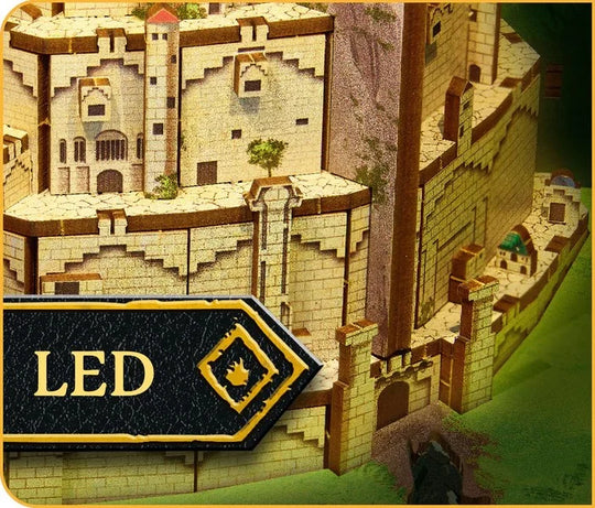 LORD OF THE RING - BOOK NOOK KIT - Minas Tirith - 134pc + LED Light