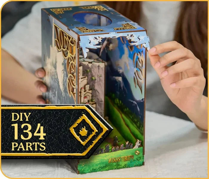 LORD OF THE RING - BOOK NOOK KIT - Minas Tirith - 134pc + LED Light