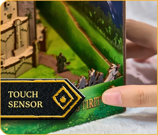 LORD OF THE RING - BOOK NOOK KIT - Minas Tirith - 134pc + LED Light