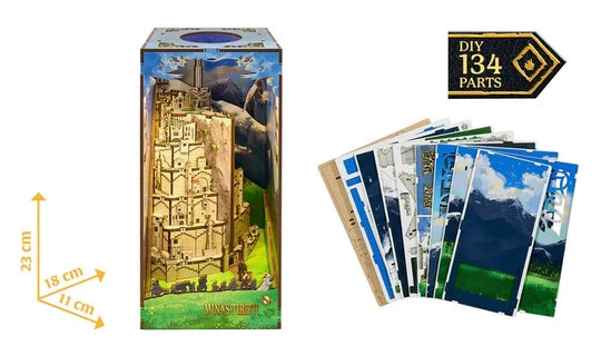 LORD OF THE RING - BOOK NOOK KIT - Minas Tirith - 134pc + LED Light