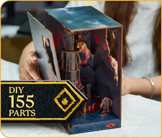 LORD OF THE RING - BOOK NOOK KIT - Barad-Dûr - 155pc + LED Light