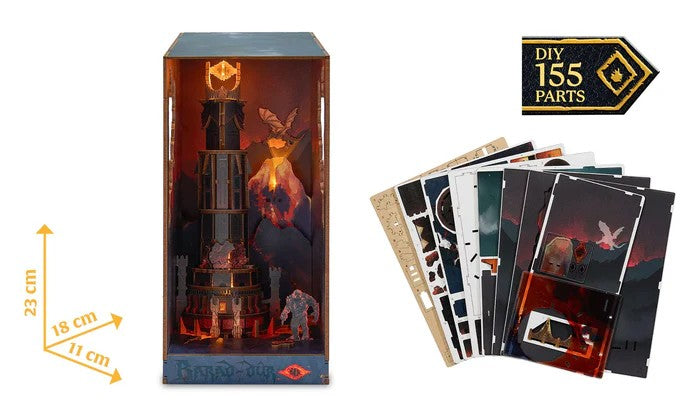 LORD OF THE RING - BOOK NOOK KIT - Barad-Dûr - 155pc + LED Light