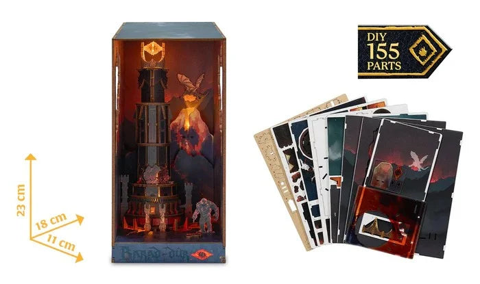 LORD OF THE RING - BOOK NOOK KIT - Barad-Dûr - 155pc + LED Light