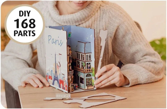 BOOK NOOK KIT - Paris - 168pc + LED Light