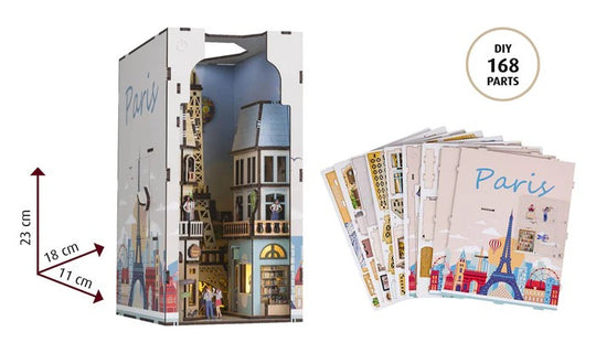 BOOK NOOK KIT - Paris - 168pc + LED Light