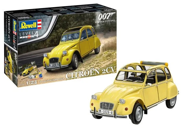 JAMES BOND - Citroën 2 CV - Model Kit 1/24