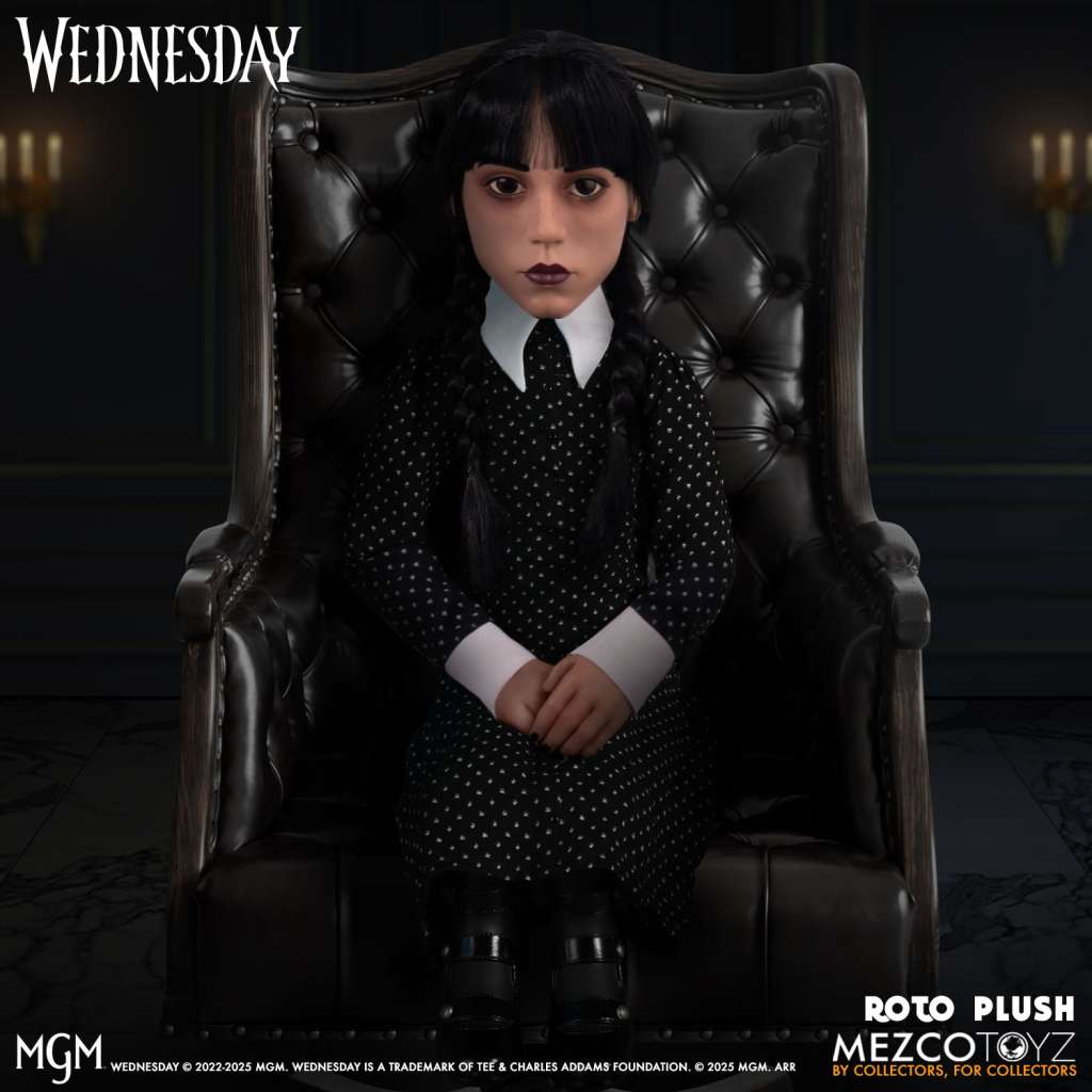 WEDNESDAY - Wednesday Addams MDS Roto Doll - 45cm