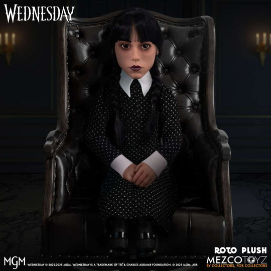 WEDNESDAY - Wednesday Addams MDS Roto Doll - 45cm