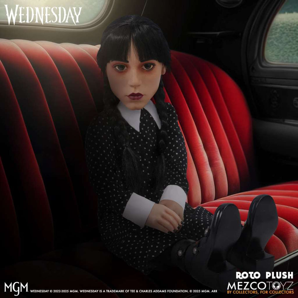 WEDNESDAY - Wednesday Addams MDS Roto Doll - 45cm