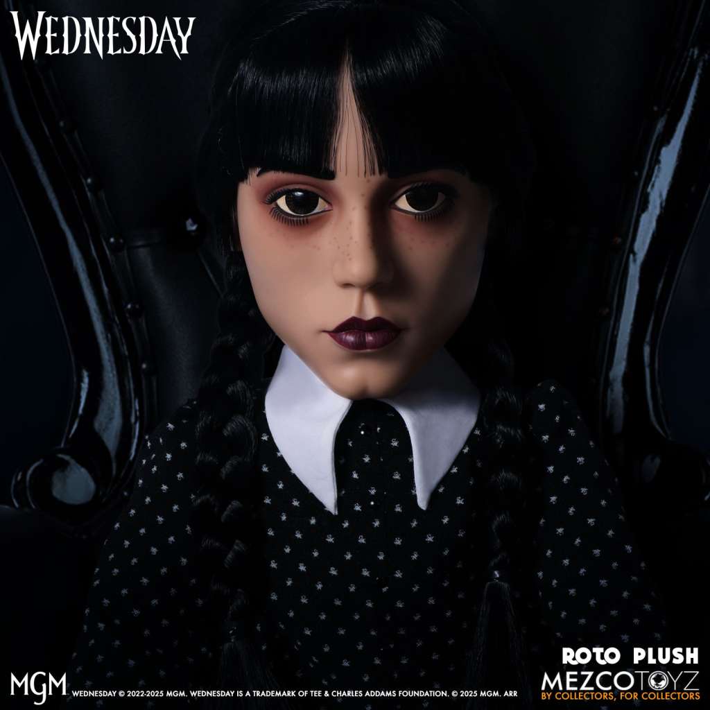 WEDNESDAY - Wednesday Addams MDS Roto Doll - 45cm