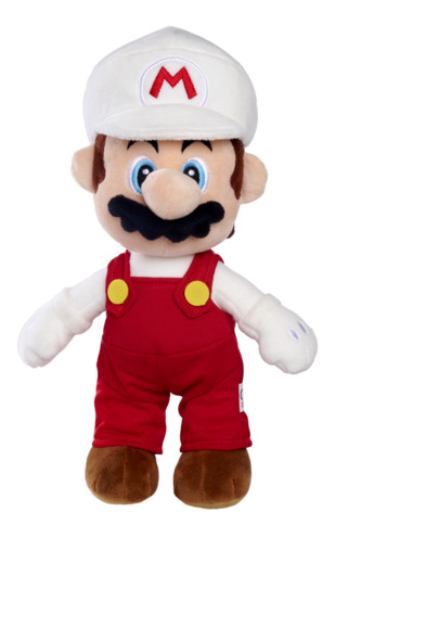 SUPER MARIO - Fire Mario - Plush Toy 30cm