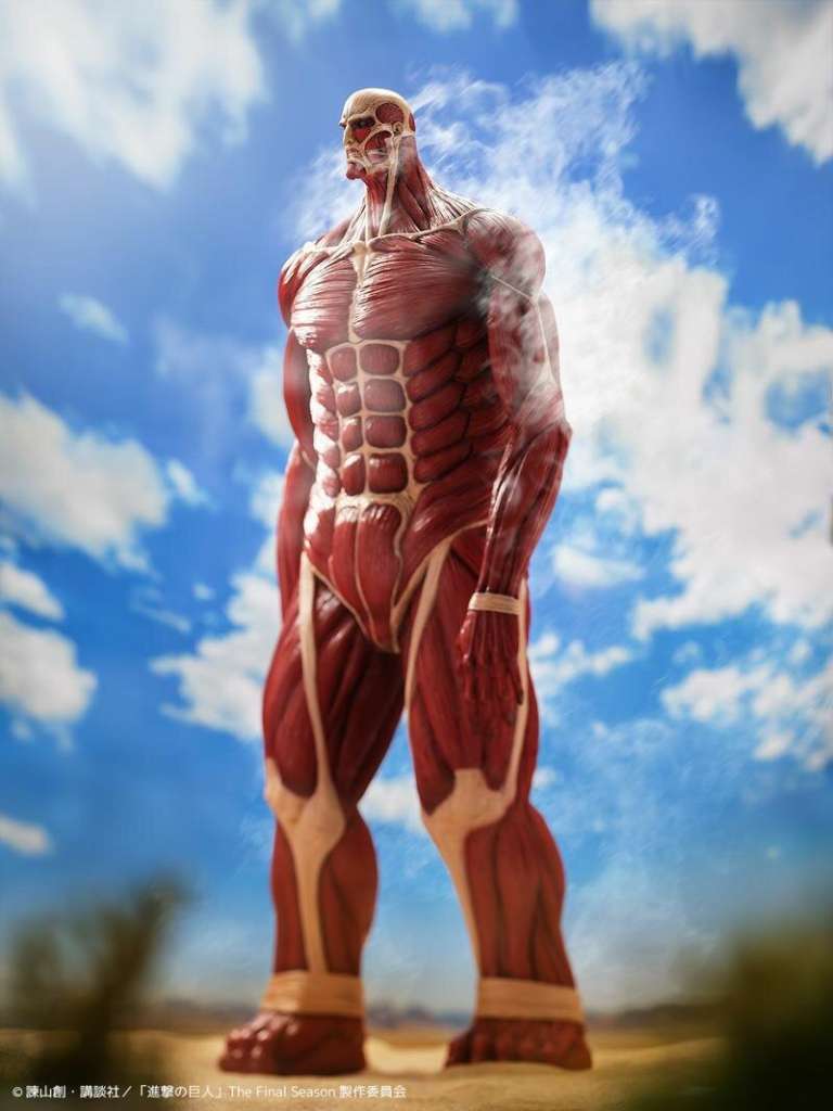 ATTACK ON TITAN - Colossal Titan - Figurine Mega Sofvi 63cm